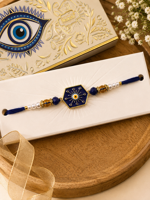 Enamel Evil Eye Rakhi